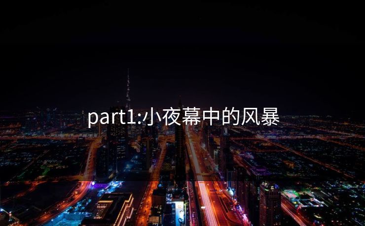 part1:小夜幕中的风暴